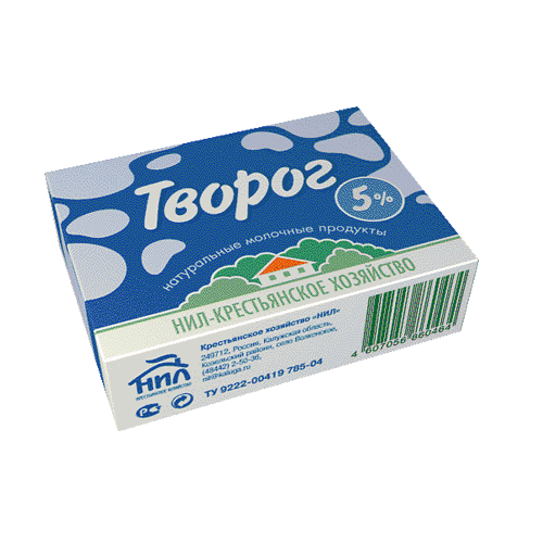

Творог НИЛ 5% бзмж 200 г