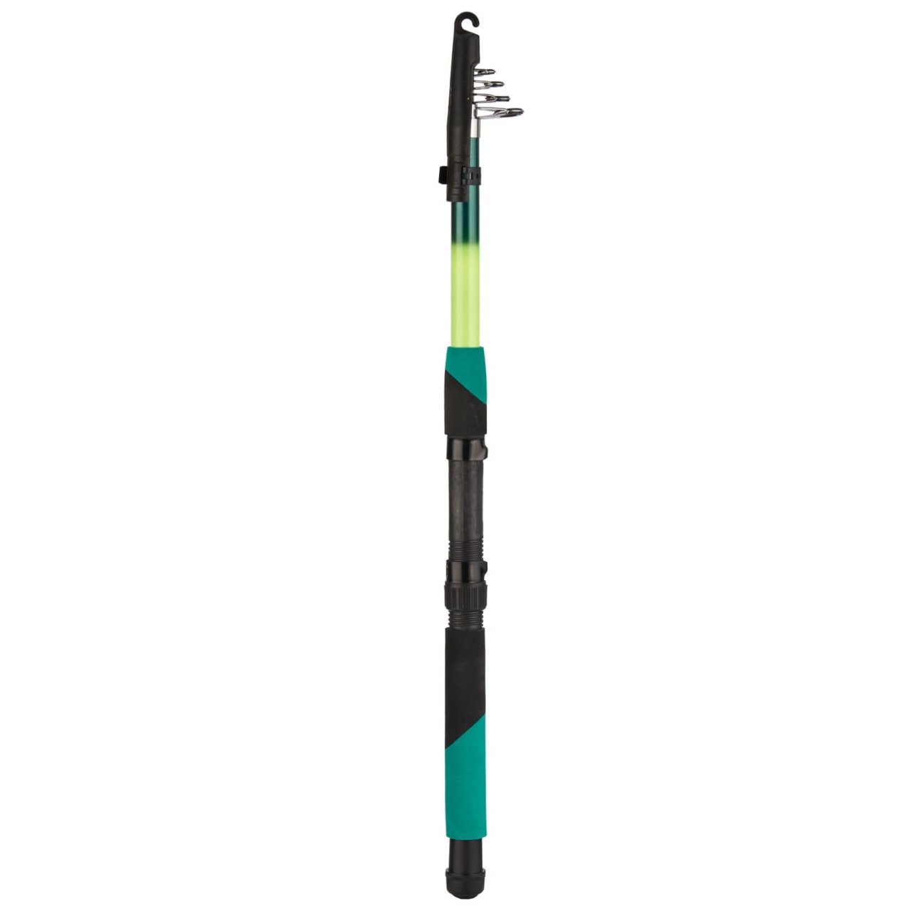 Удочка телескопическая для рыбной ловли, 2,1 м, 6 секций, тест 30-60 г, цвет зеленый