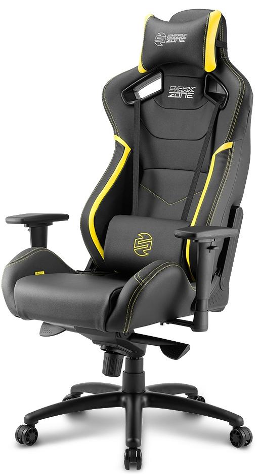 фото Игровое кресло sharkoon shark zone gs10 (black/yellow)