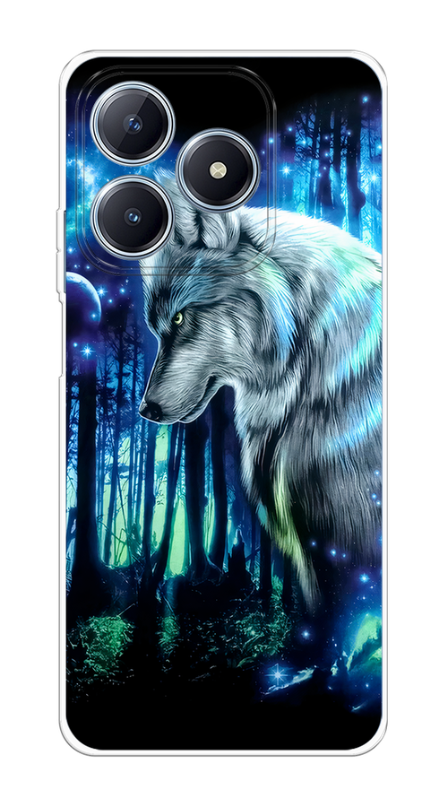 

Чехол Homey на Realme C63 "Сказочный волк", Синий;серебристый;черный, 2517350-1