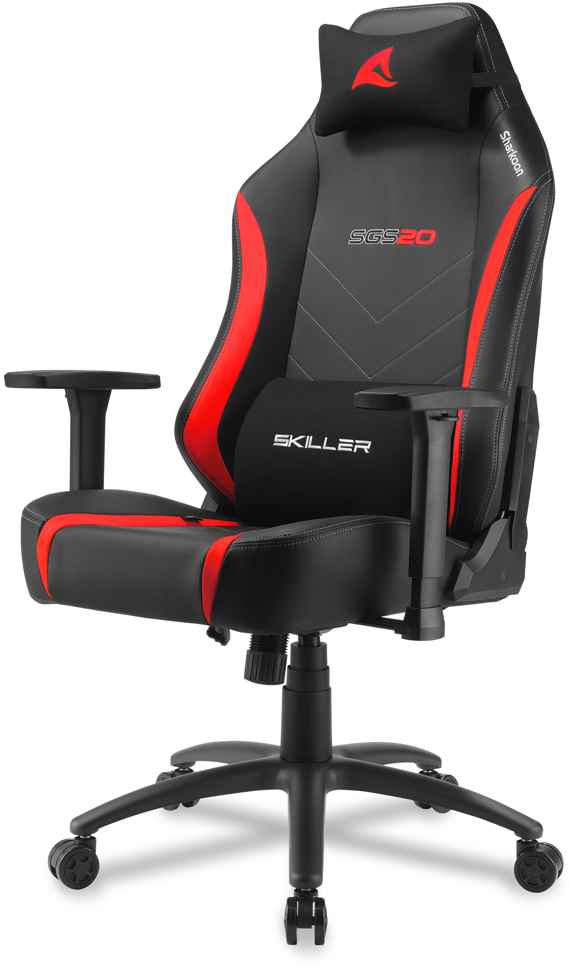 Игровое кресло Sharkoon Skiller SGS20 (Black/Red)