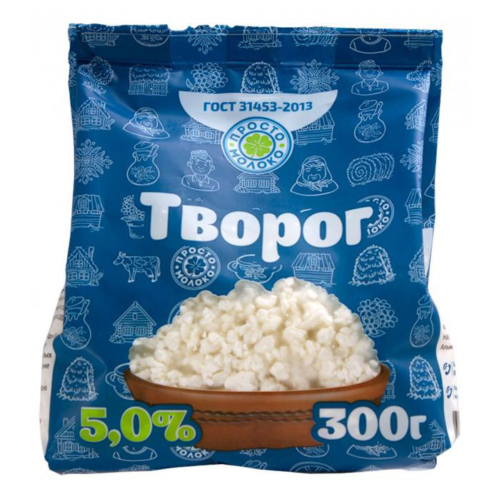 фото Творог просто молоко 5% 300 г