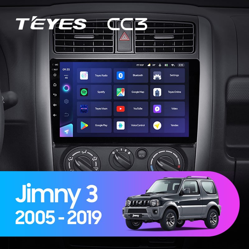 Штатная магнитола Teyes CC3 4/32 Suzuki Jimny 3 (2005-2019)