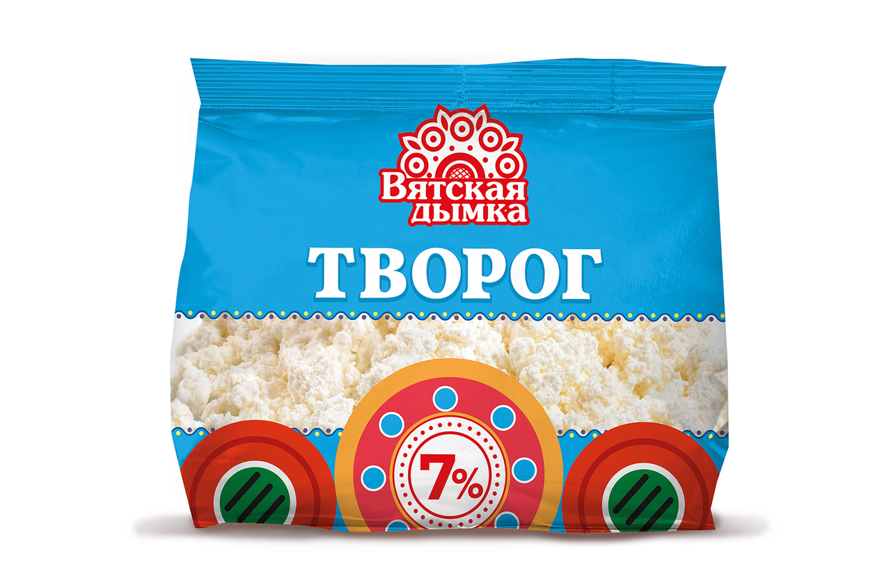 

Творог рассыпчатый Вятская дымка 7% бзмж 200 г