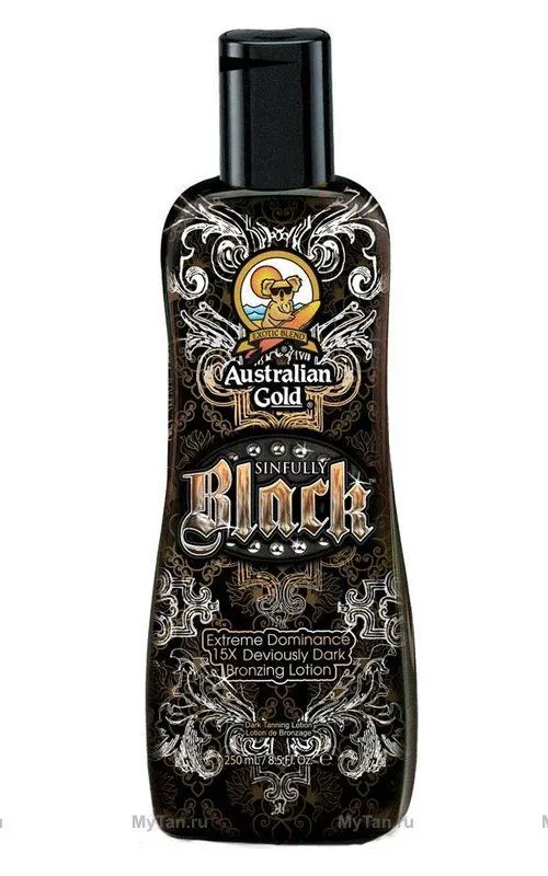 Лосьон-активатор для загара Australian Gold Sinfully Black витаминный коктейль для загара australian gold hot   250мл