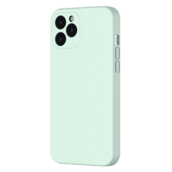 фото Чехол для iphone 12 pro baseus silicone case с защитой камеры mint green