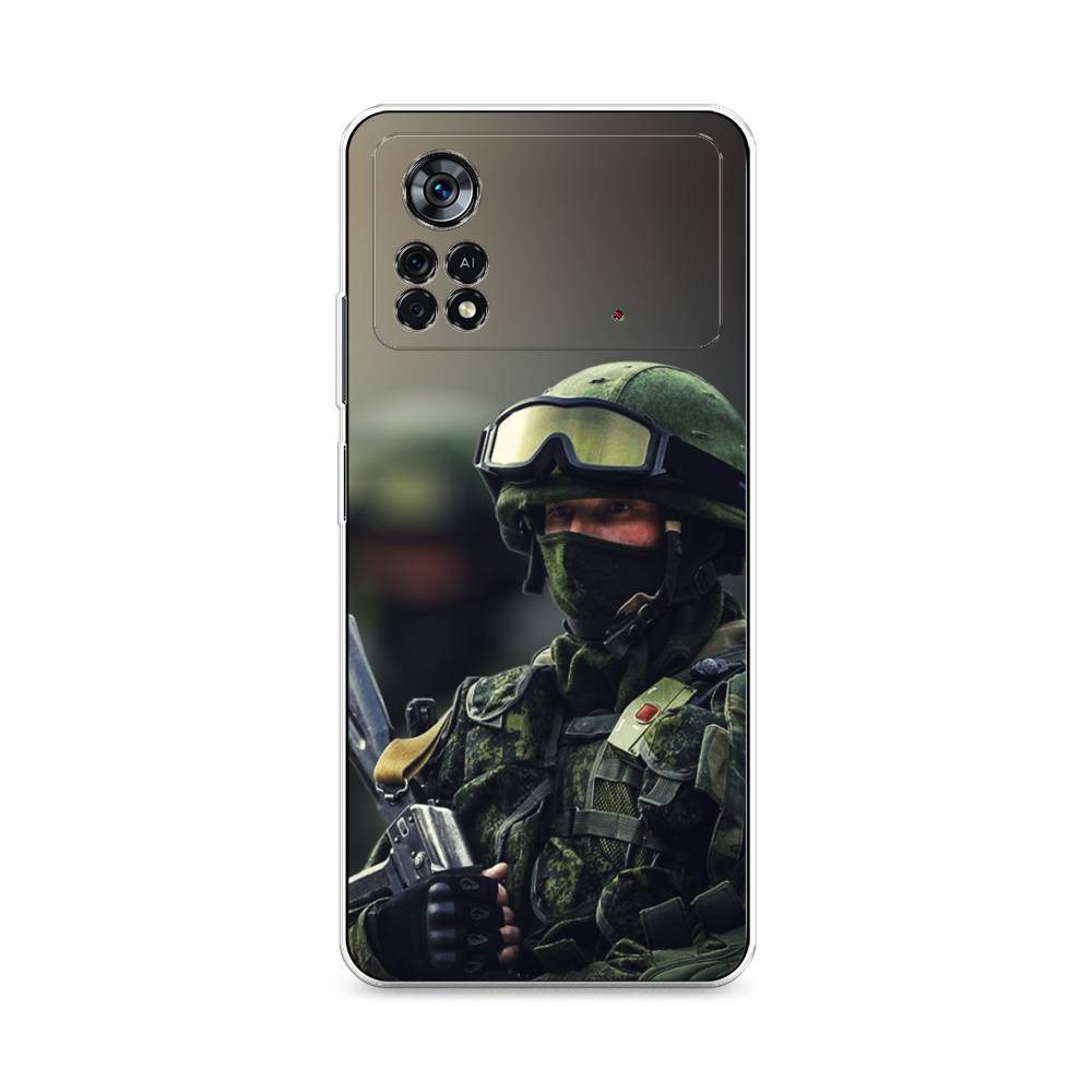 

Чехол Awog на Poco X4 Pro 5G "Солдат", Разноцветный, 313150-5