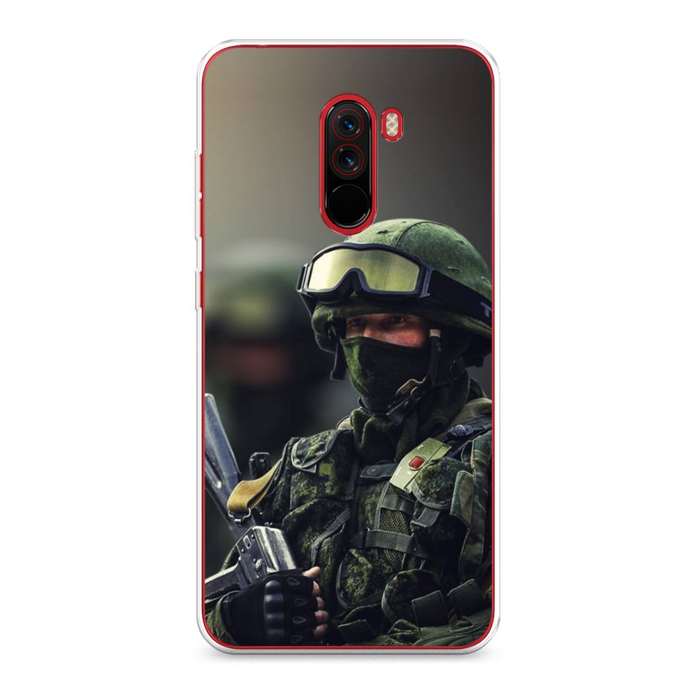 

Чехол Awog на Xiaomi Pocophone F1 "Солдат", Разноцветный, 34450-5