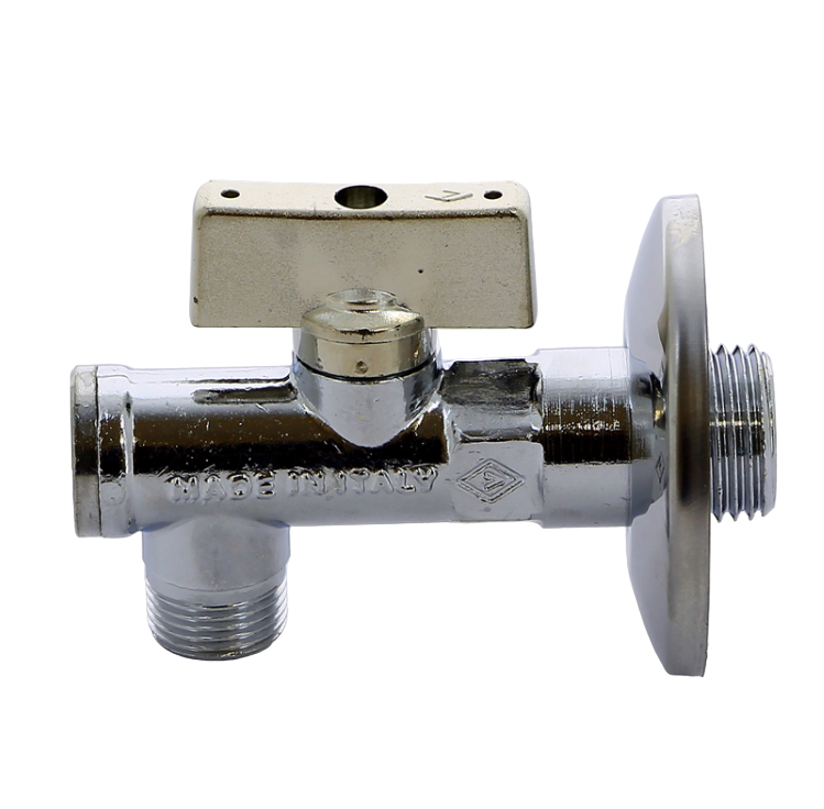 

Кран шаровой угловой с сеткой Bugatti Minnesota 871, 1/2" - 1/2", Н/Н, бабочка, 5 шт., Серебристый