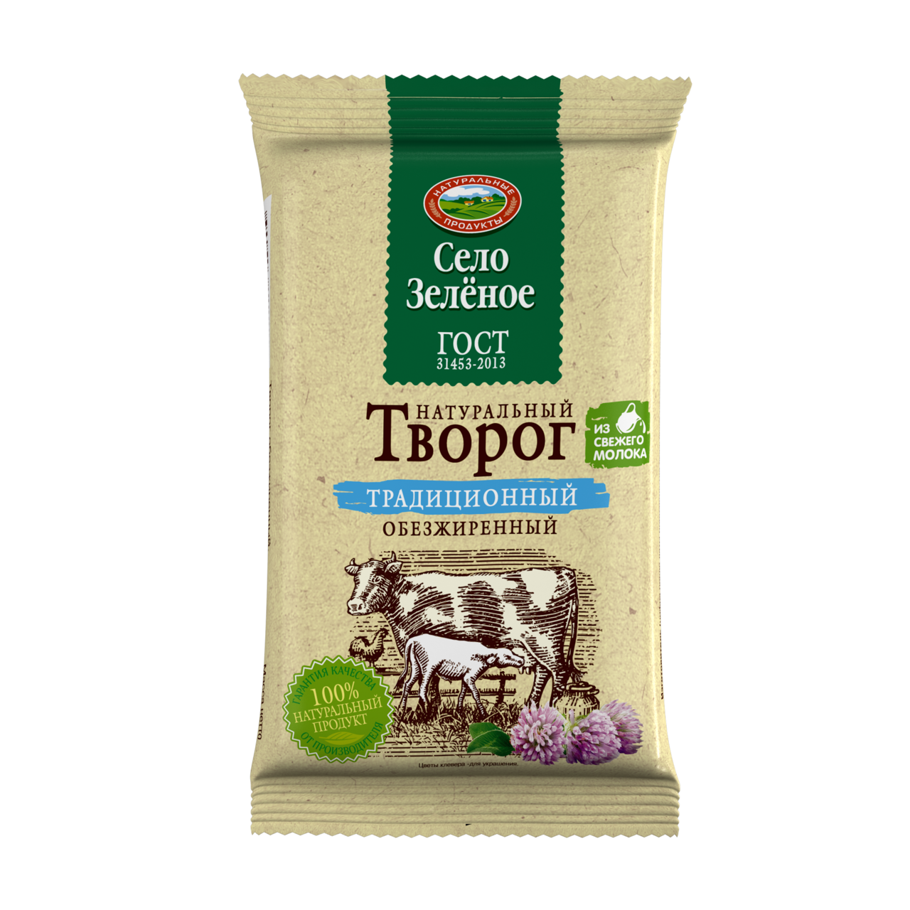 

Творог Село Зеленое 1,8% 180 г