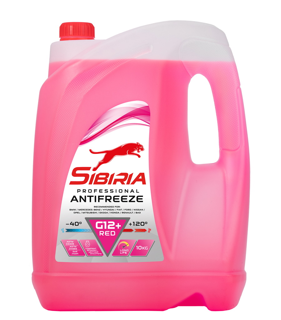 фото Антифриз sibiria antifreeze g-12 10кг 805601