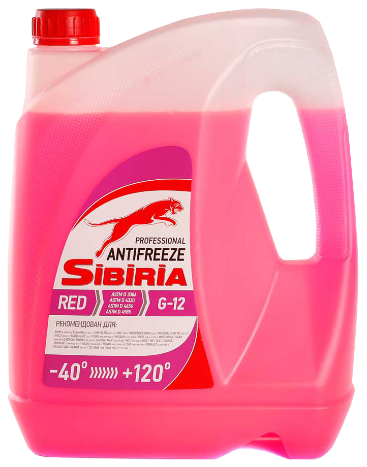 фото Антифриз sibiria antifreeze g-12 10кг 805601