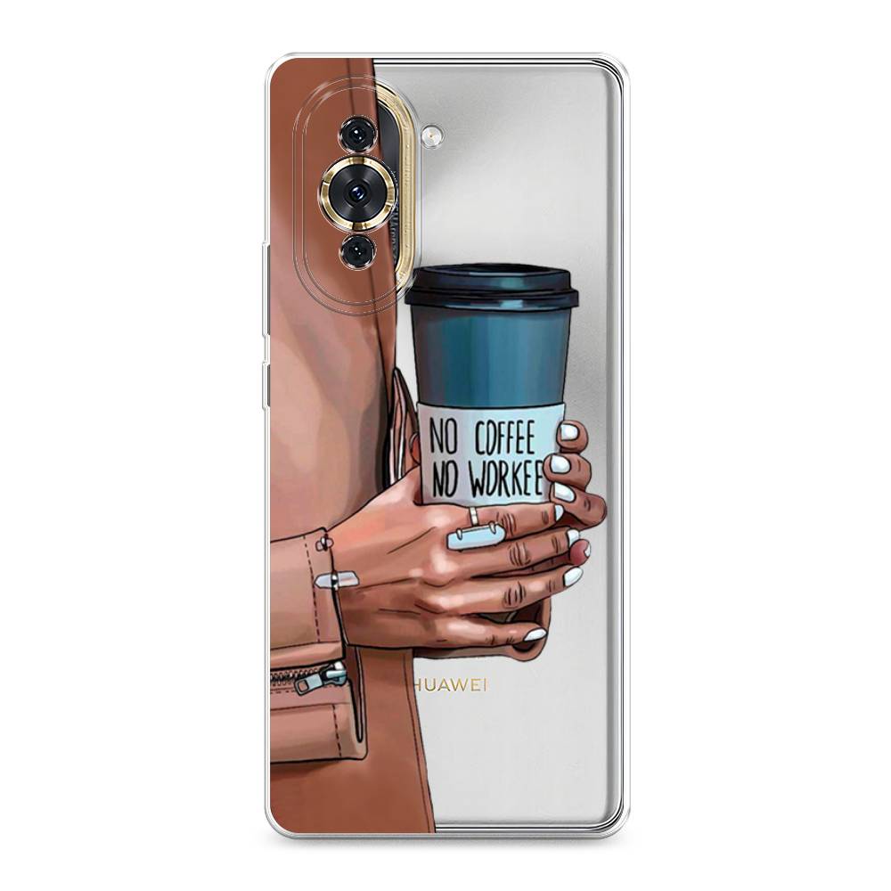 

Чехол Awog на Huawei Nova 10 "No coffee", Разноцветный, 6108950-7