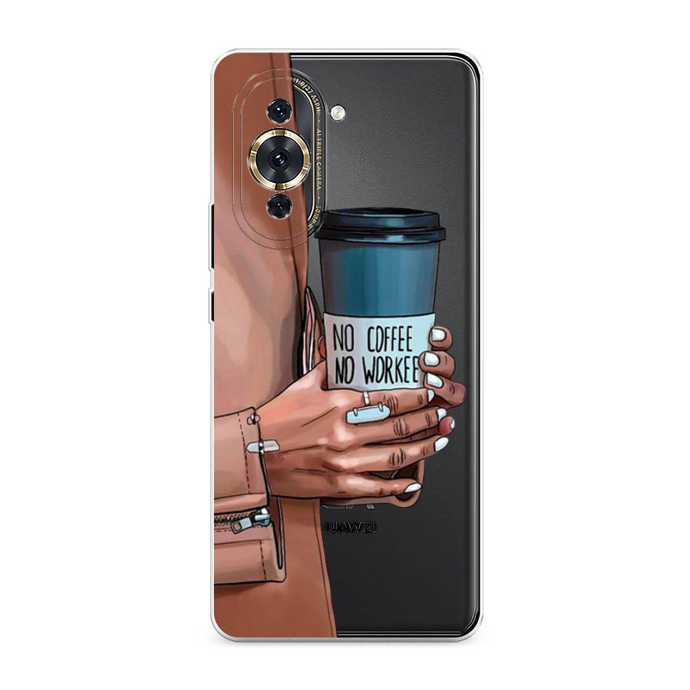 

Чехол Awog на Huawei Nova 10 Pro "No coffee", Разноцветный, 6109050-7