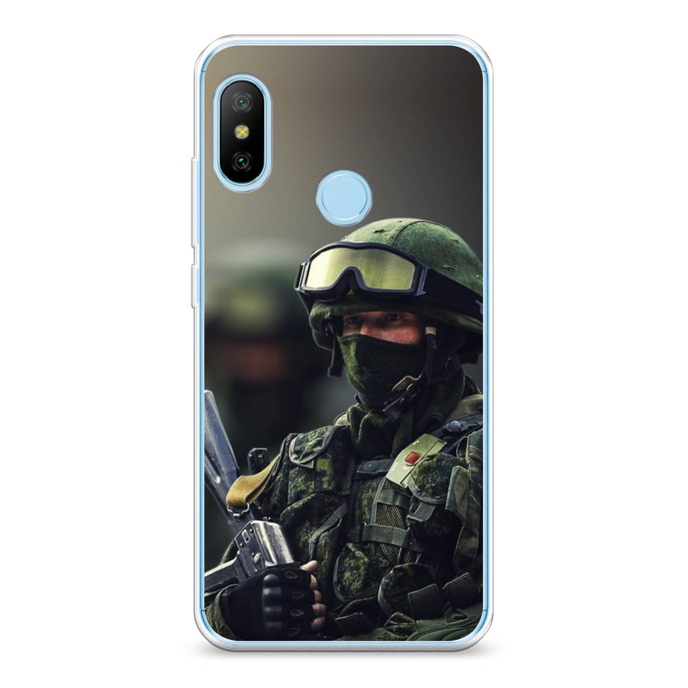 

Чехол Awog на Xiaomi Redmi 6 Pro/6 Plus/Mi A2 Lite "Солдат", Разноцветный, 33950-5