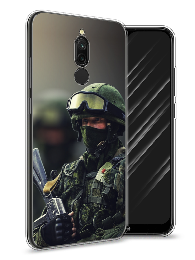 

Чехол Awog на Xiaomi Redmi 8 "Солдат", Разноцветный, 37150-5