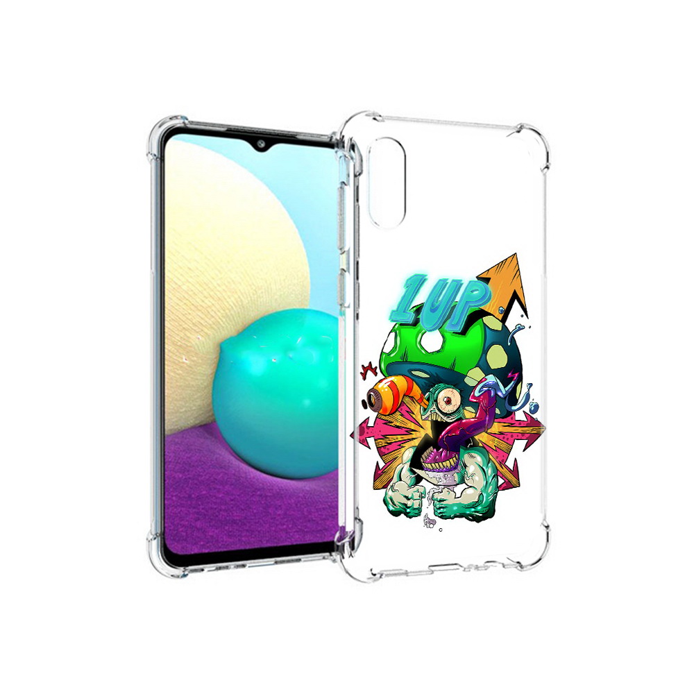 

Чехол MyPads Tocco для Samsung Galaxy M02 сильный гриб абстракция (PT157689.478.599), Прозрачный, Tocco