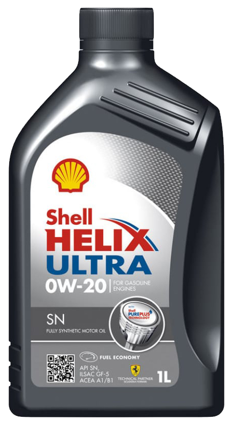 фото Масло моторное shell helix ultra 0w-20 sn 1л 550052651