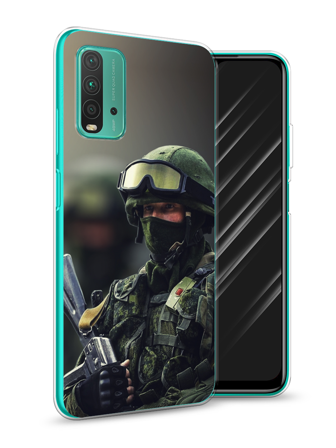 

Чехол Awog на Xiaomi Redmi 9T "Солдат", Разноцветный, 39850-5
