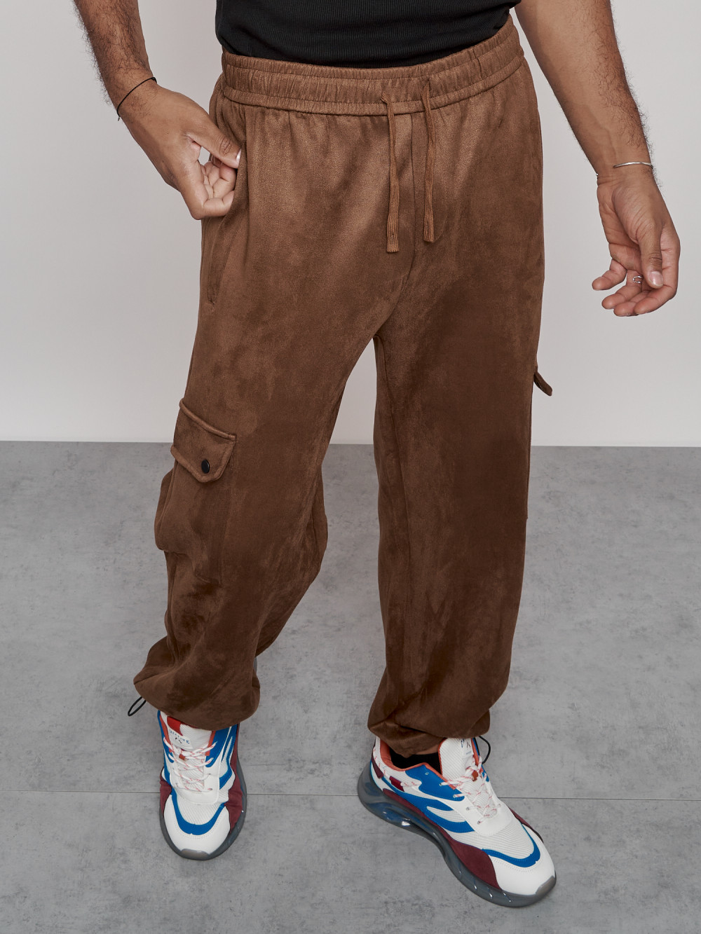 Спортивные брюки мужские MTFORCE 12929 коричневые XL