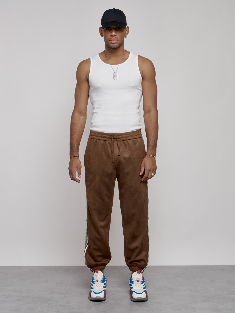 Спортивные брюки мужские MTFORCE 12925 коричневые XL