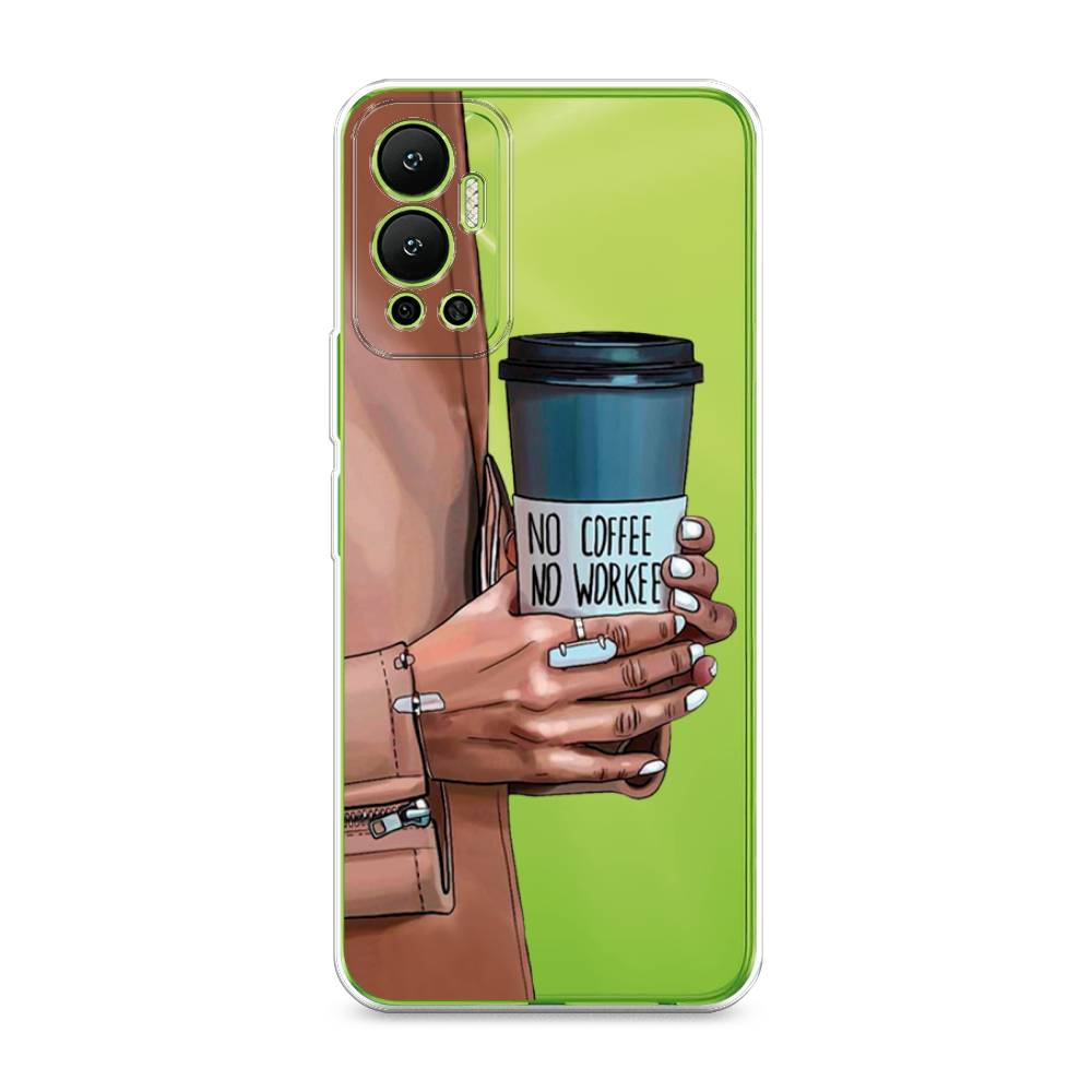 

Чехол Awog на Infinix Hot 12 "No coffee", Разноцветный, 3101350-7