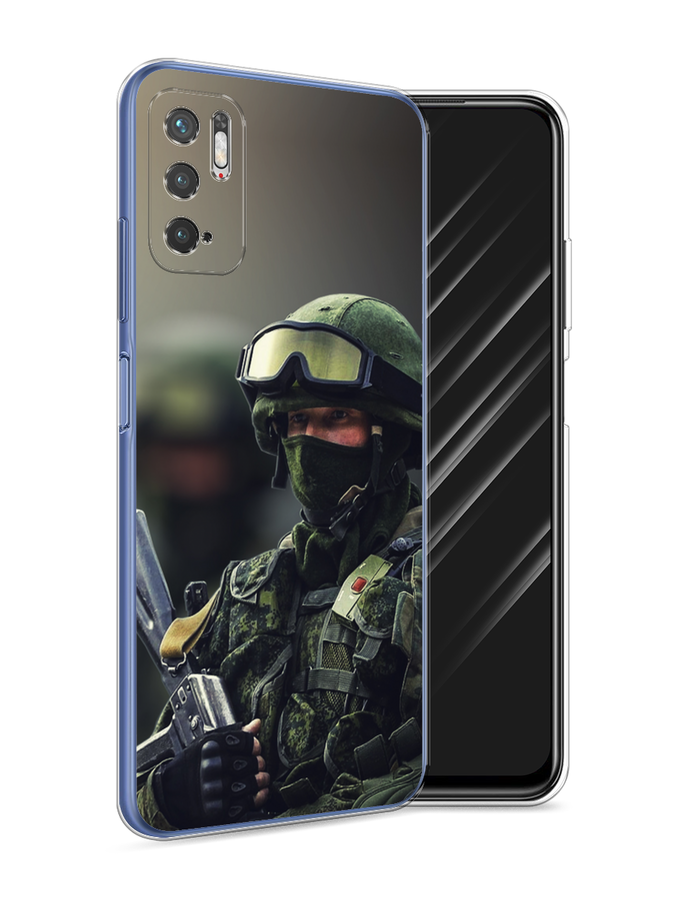 

Чехол Awog на Xiaomi Redmi Note 10T/Note 10 5G/M3 Pro "Солдат", Разноцветный, 310850-5