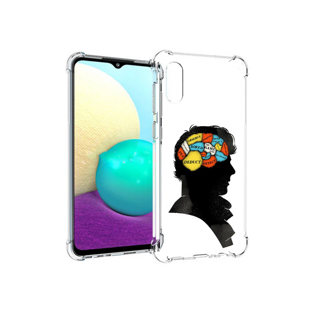 

Чехол MyPads Tocco для Samsung Galaxy M02 темный рисунок (PT157689.478.640), Прозрачный, Tocco