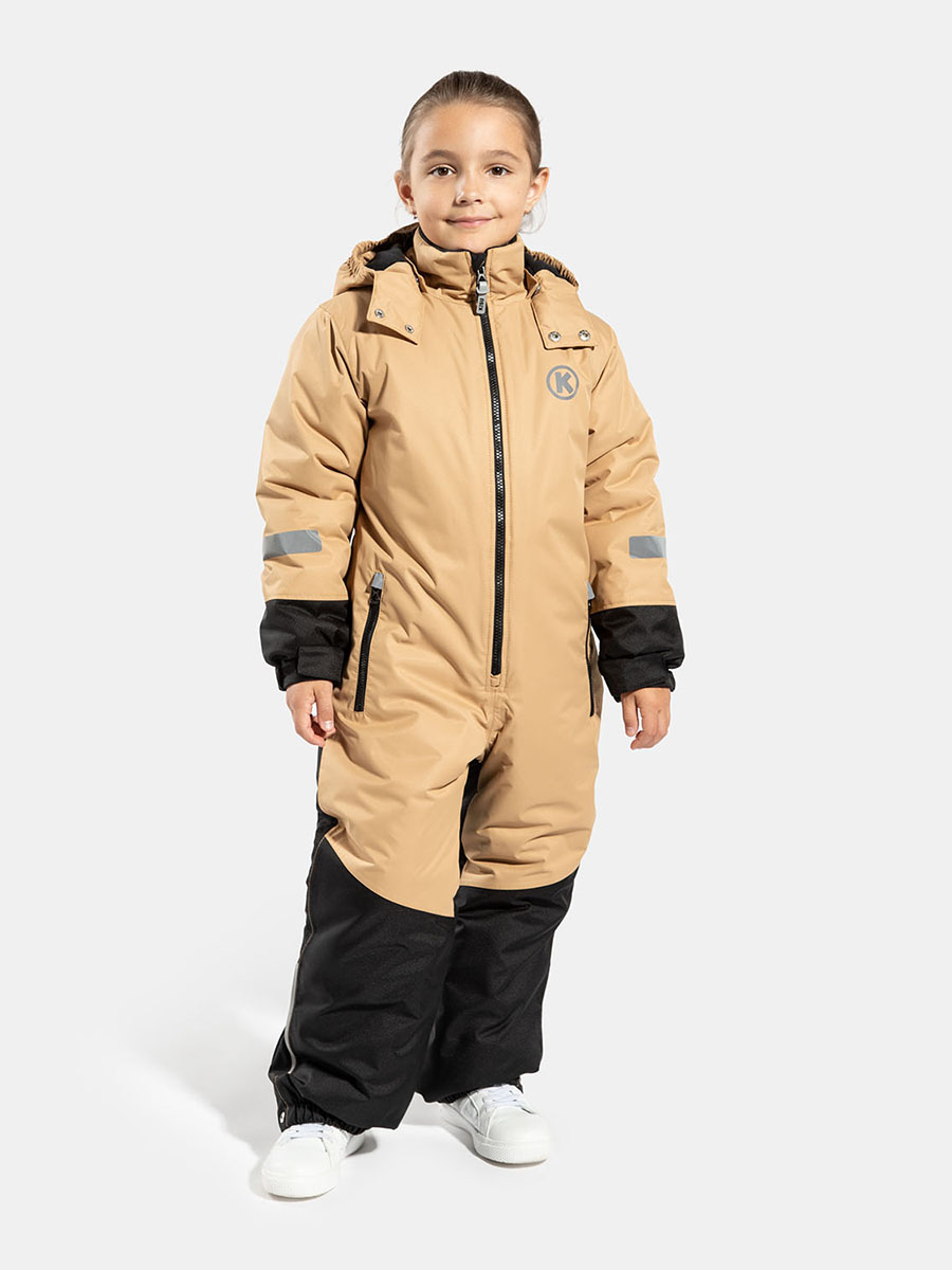 

Комбинезон детский KISU W23-30605 M, 402, 104, Бежевый, W23-30605 M