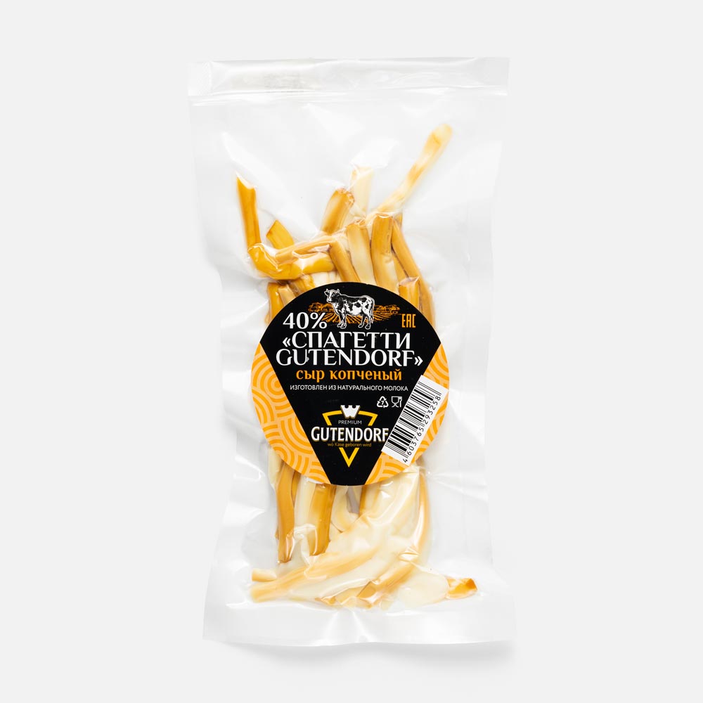 

Сыр Gutendorf Спагетти копченый 40% 70 г
