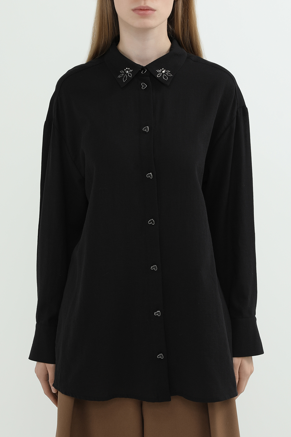 Блуза женская Auranna AU24073623 черная L 9990₽