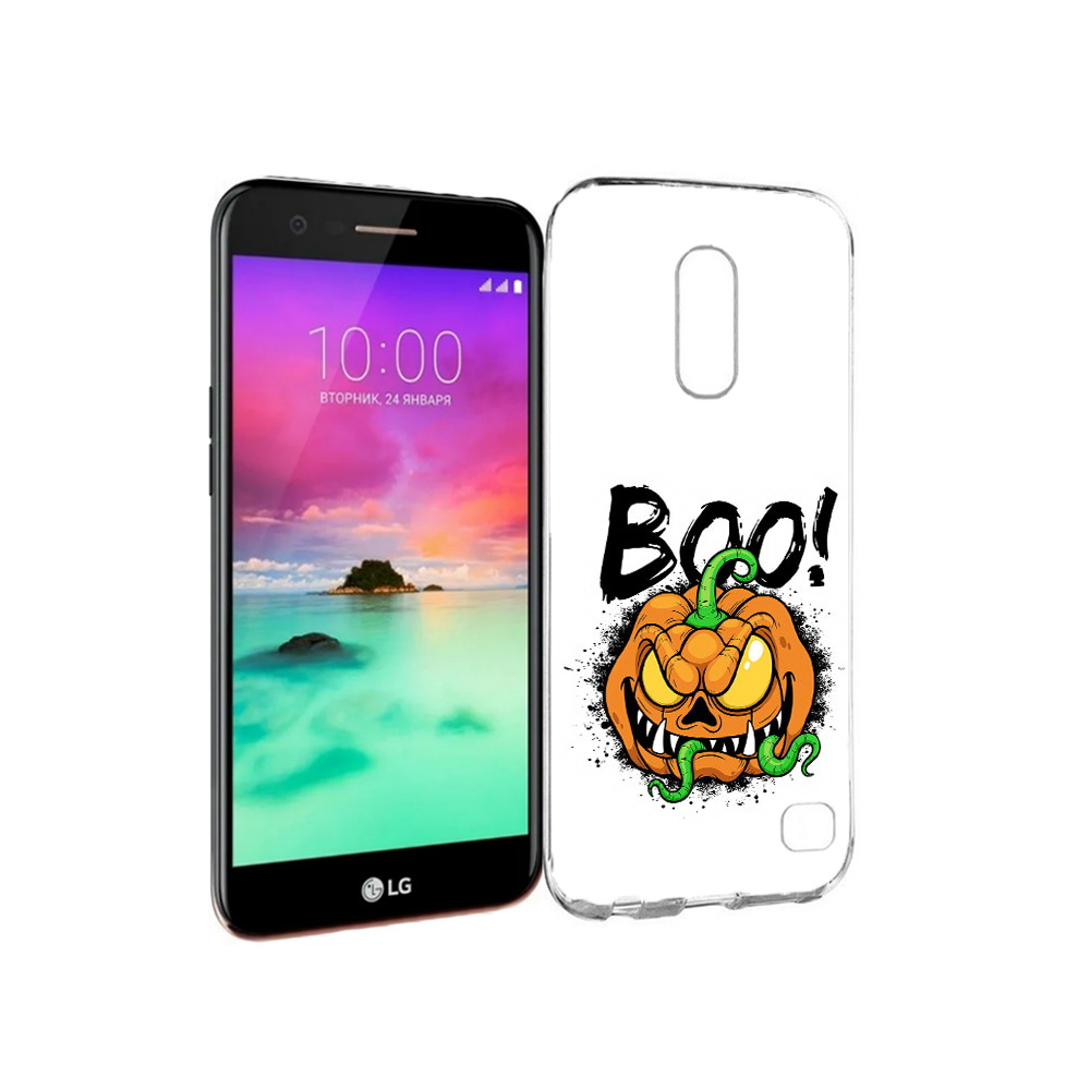 

Чехол MyPads Tocco для LG K10 (2017) Хэллоуин бу (PT53386.73.193), Прозрачный, Tocco