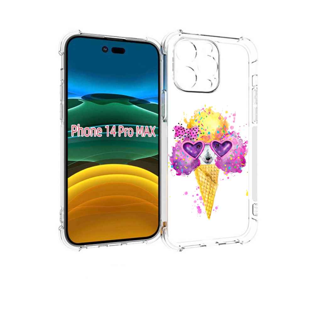 

Чехол MyPads Рожок для iPhone 14 Pro Max, Прозрачный, Tocco