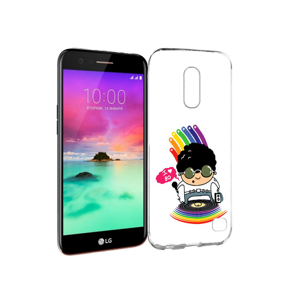 

Чехол MyPads Tocco для LG K10 (2017) Я люблю 80-е (PT53386.73.205), Прозрачный, Tocco