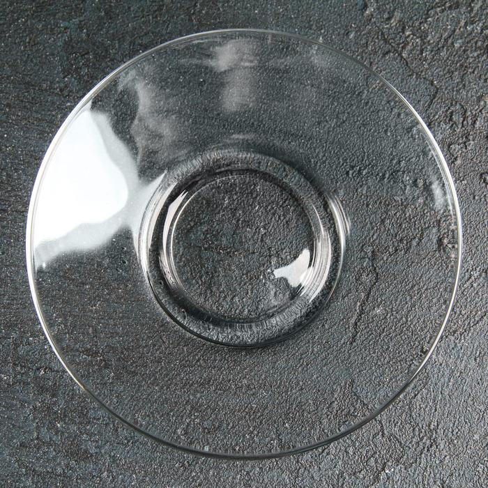 

Блюдце «Гламур», d=13,2 см (24 шт), Прозрачный