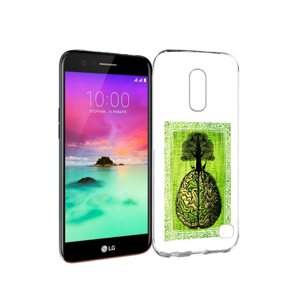 

Чехол MyPads Tocco для LG K10 (2017) абстракция здоровый мозг (PT53386.73.211), Прозрачный, Tocco