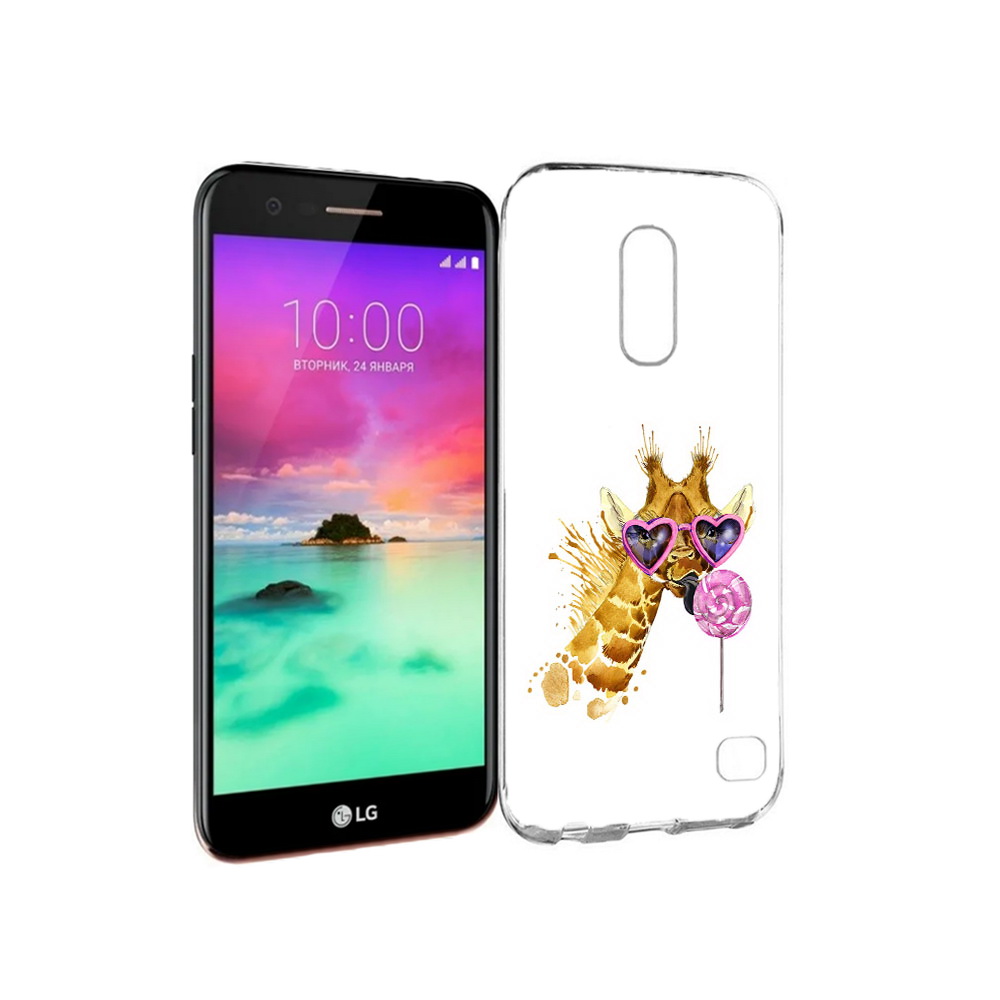 

Чехол MyPads Tocco для LG K10 (2017) акварельный жираф (PT53386.73.217), Прозрачный, Tocco