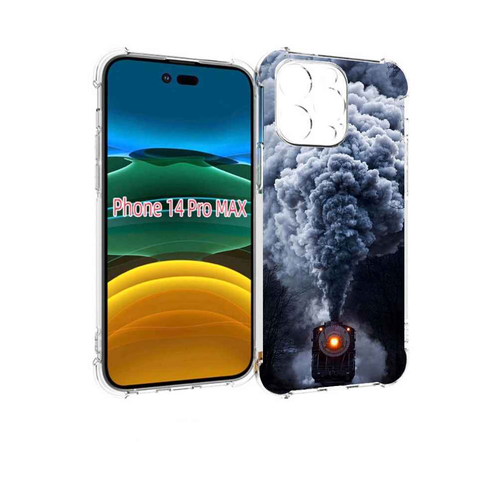 

Чехол MyPads Паровоз для iPhone 14 Pro Max, Прозрачный, Tocco