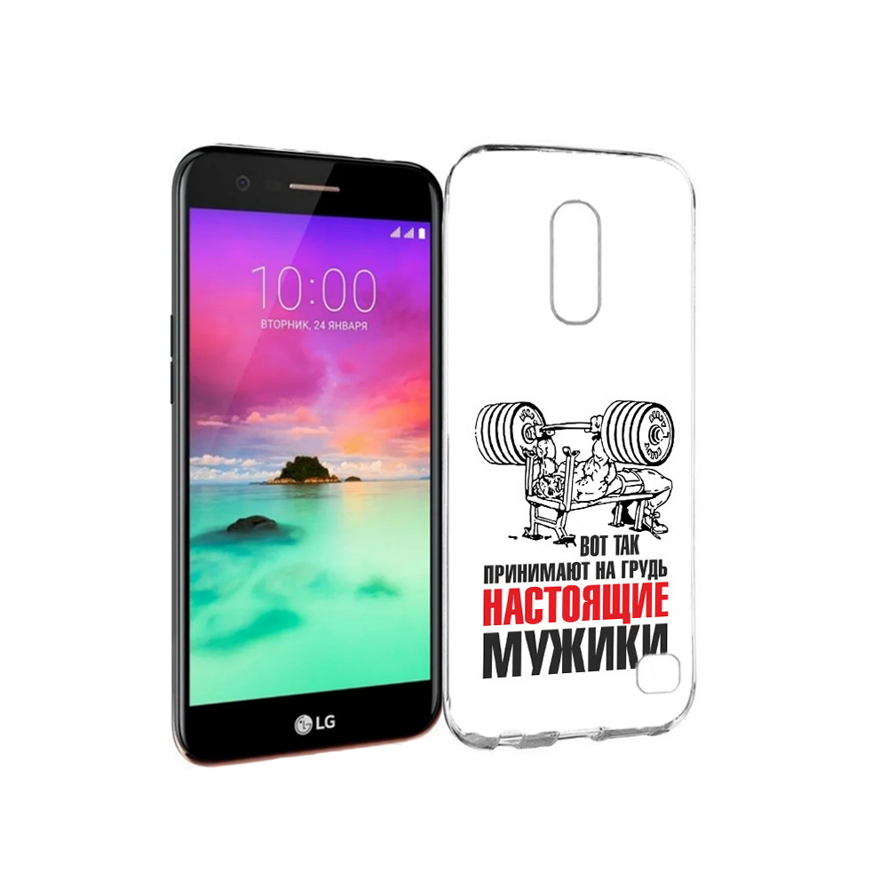 

Чехол MyPads Tocco для LG K10 (2017) бодибилдинг для мужиков (PT53386.73.233), Прозрачный, Tocco