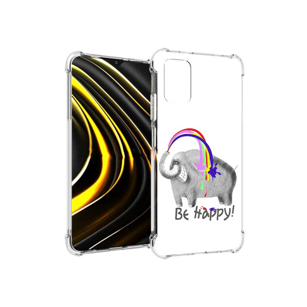 

Чехол MyPads Tocco для Xiaomi Poco M3 счастливый слон (PT156204.280.632), Прозрачный, Tocco