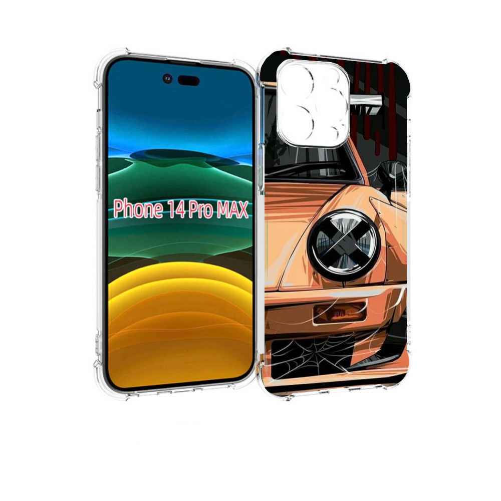 

Чехол MyPads мужской для iPhone 14 Pro Max, Прозрачный, Tocco