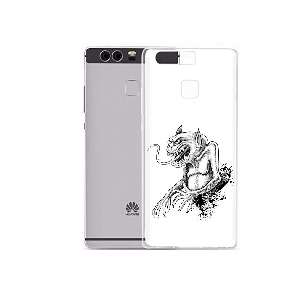 

Чехол MyPads Tocco для Huawei P9 Plus чорт (PT31455.54.692), Прозрачный, Tocco