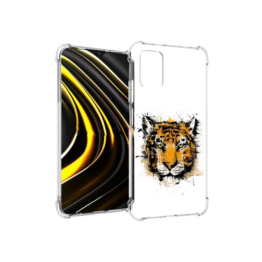 

Чехол MyPads Tocco для Xiaomi Poco M3 тигруля (PT156204.280.643), Прозрачный, Tocco
