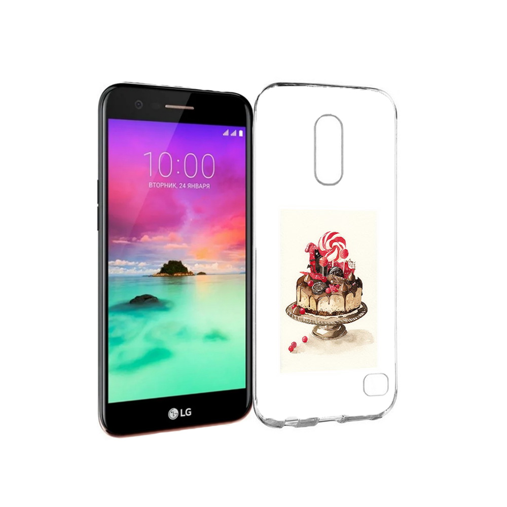 

Чехол MyPads Tocco для LG K10 (2017) вкусный торт (PT53386.73.262), Прозрачный, Tocco