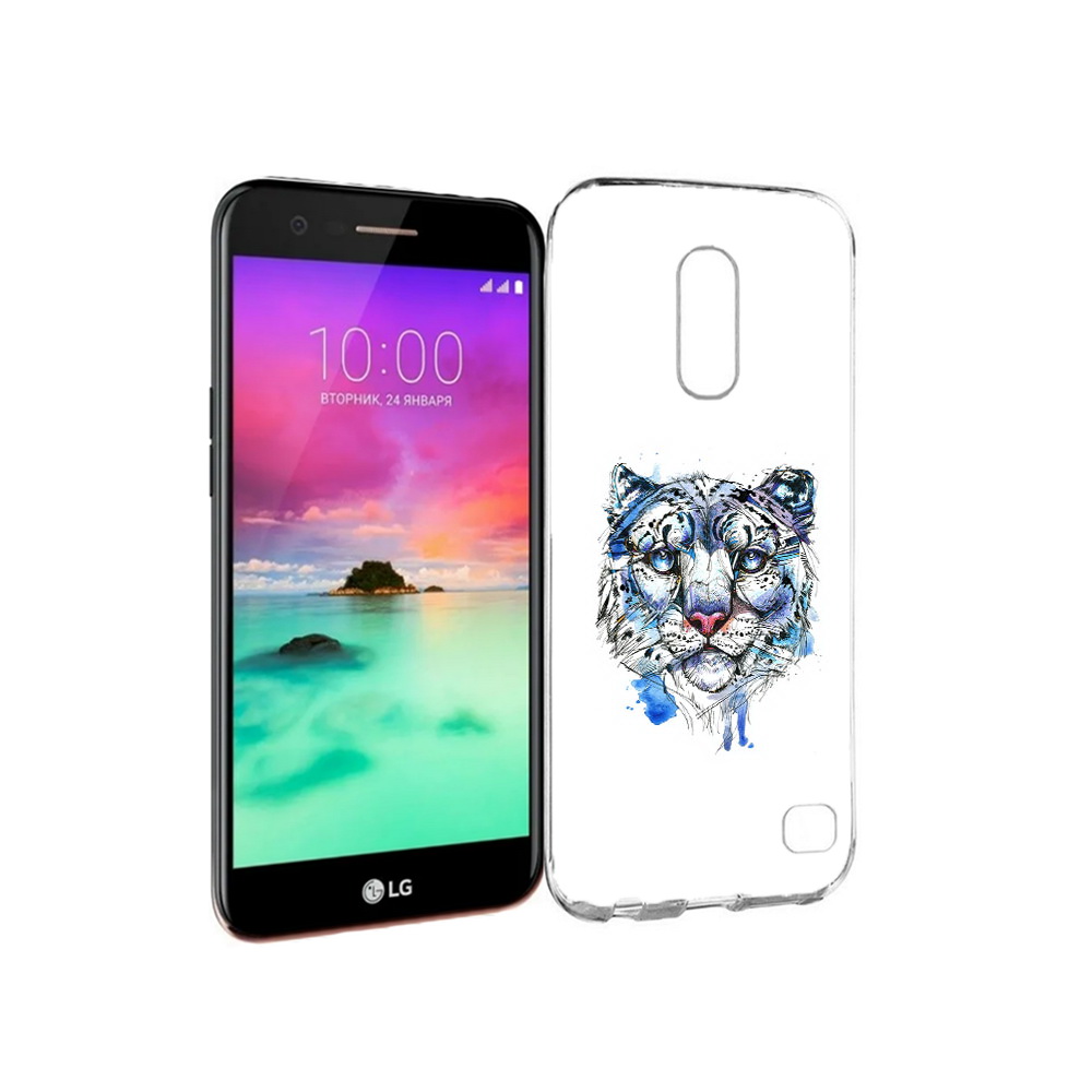 

Чехол MyPads Tocco для LG K10 (2017) водяной тигр (PT53386.73.263), Прозрачный, Tocco