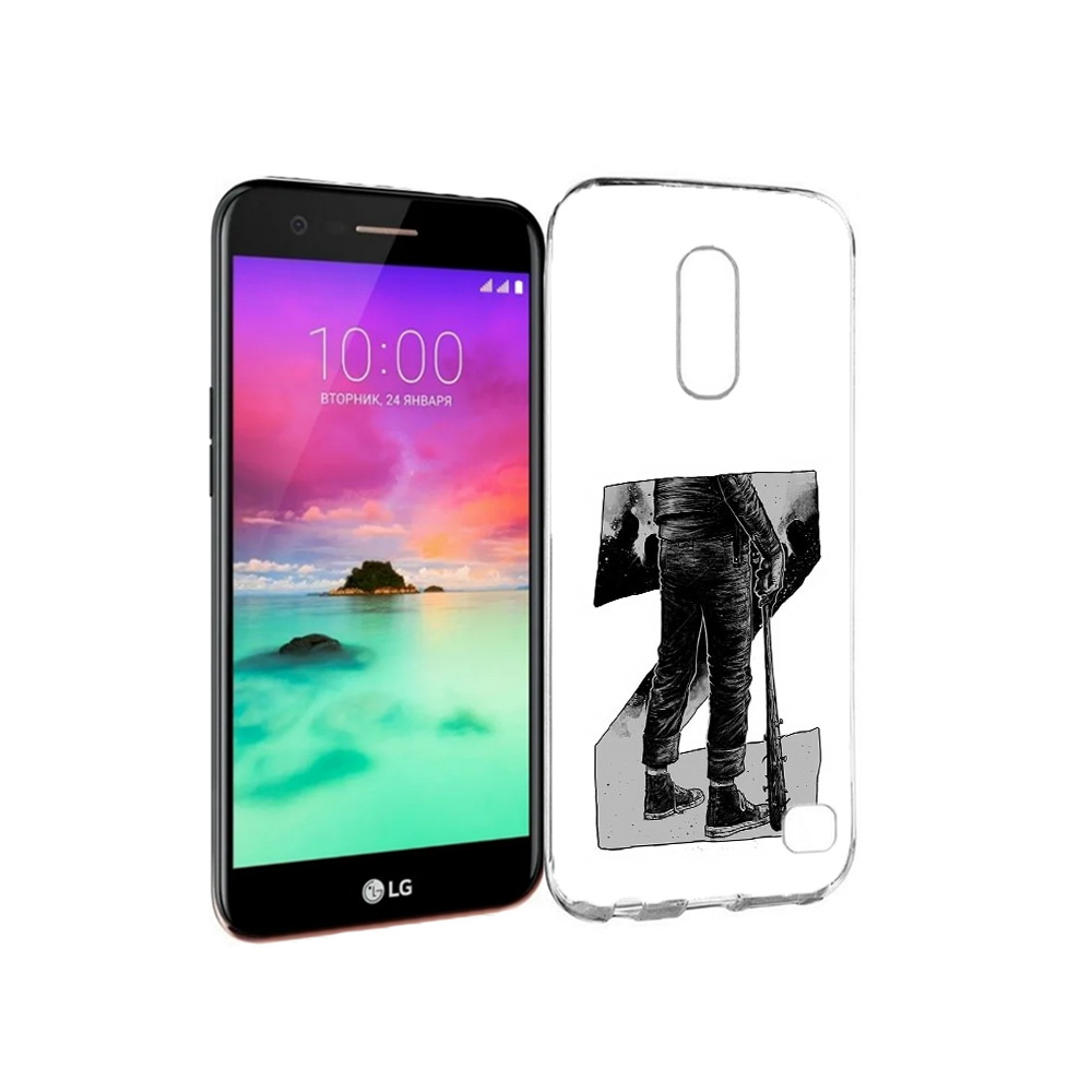 

Чехол MyPads Tocco для LG K10 (2017) воин черно белый (PT53386.73.265), Tocco