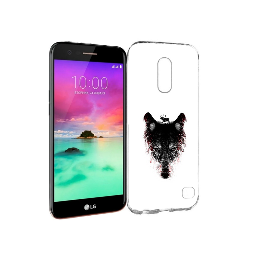 

Чехол MyPads Tocco для LG K10 (2017) волк в траве (PT53386.73.267), Прозрачный, Tocco