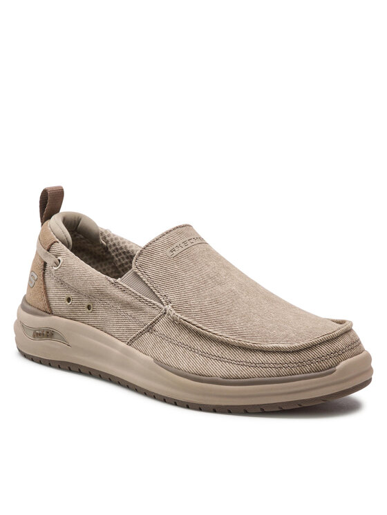 

Полуботинки Port Bow 204605/TPE Skechers бежевый 41 EU, Port Bow 204605/TPE