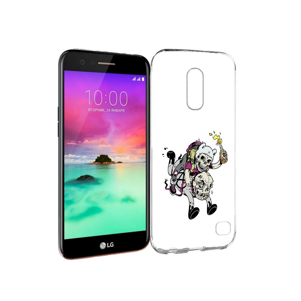 

Чехол MyPads Tocco для LG K10 (2017) время приключений скелеты (PT53386.73.277), Прозрачный, Tocco