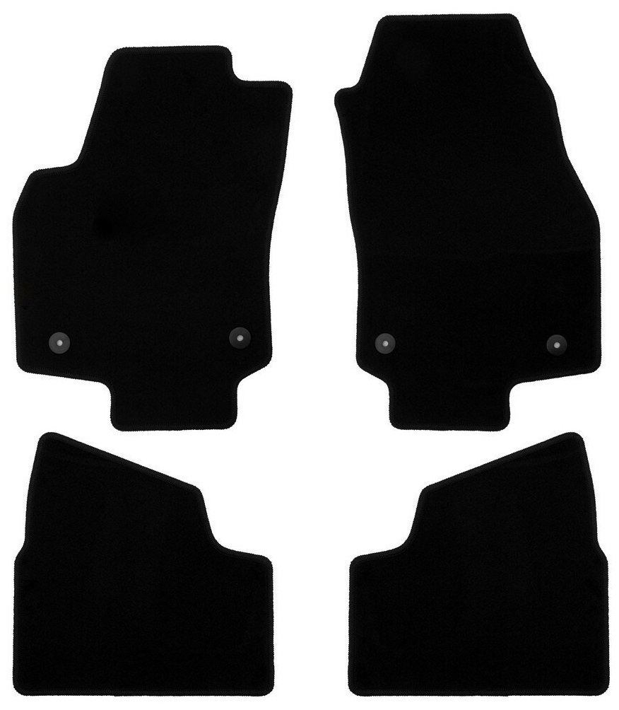 

Коврики в салон 4 шт текстиль Econom Klever klever01371701200